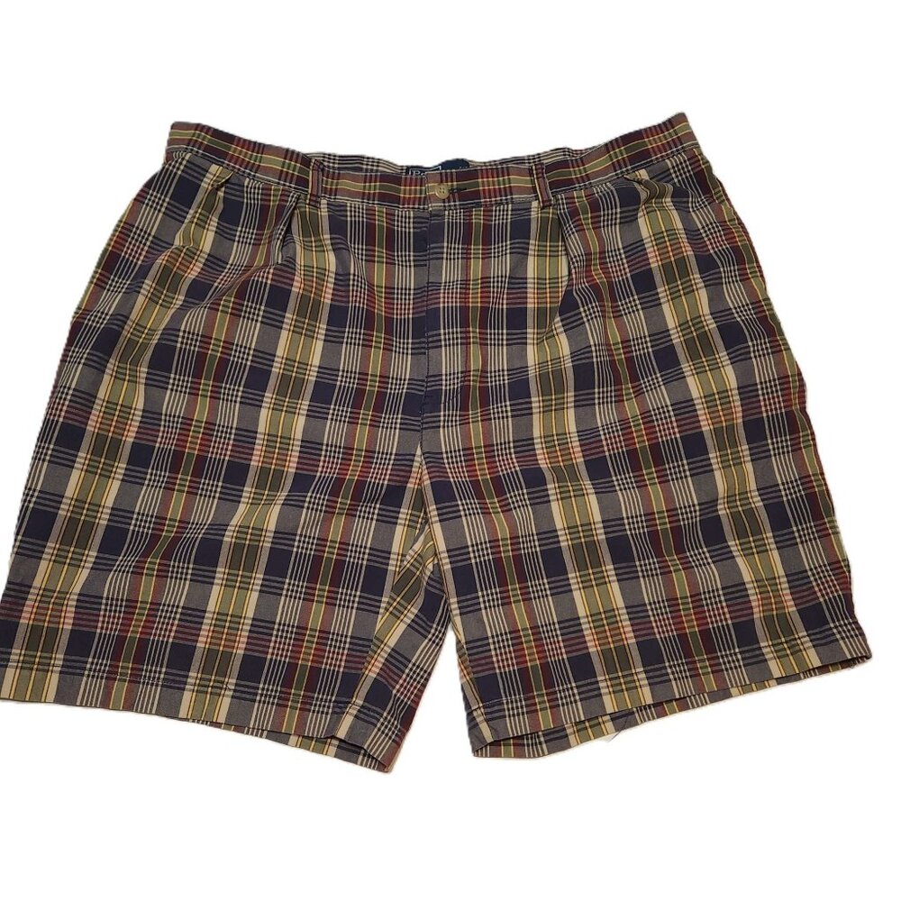 Polo Ralph Lauren Tyler shorts Men's size 42 100% cotton plaid multicolor